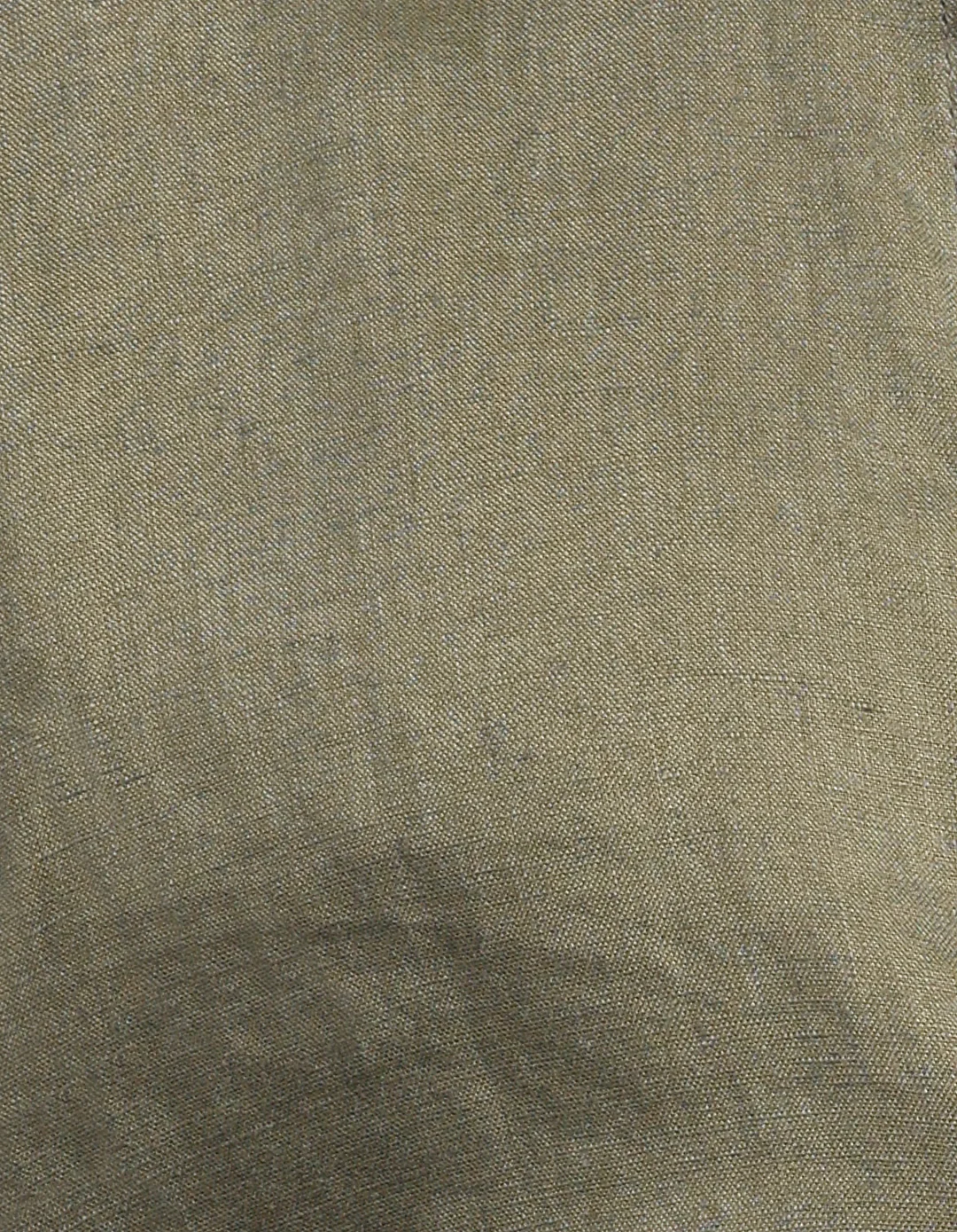 Olive Full Sleeve 100% Linen Shirt - Image 7