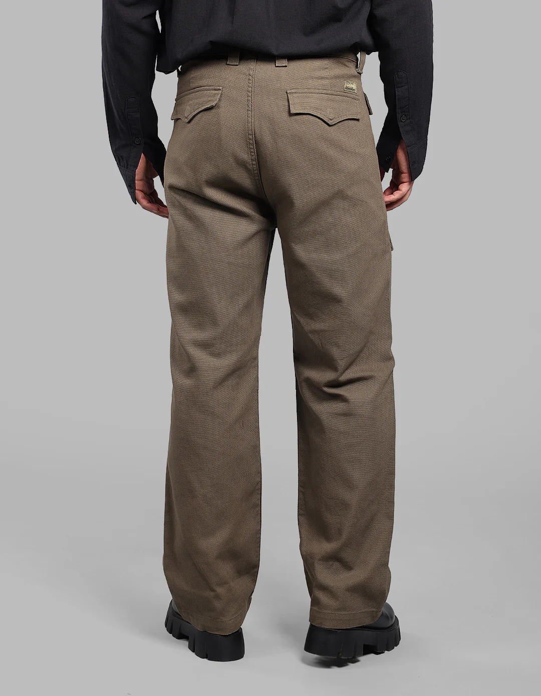 Olive Loose Fit Cargo Pant - Image 6
