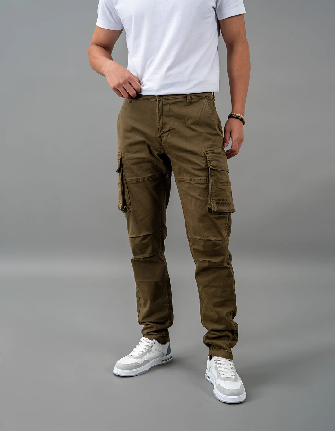 Olive Regular Fit Cargo Pant