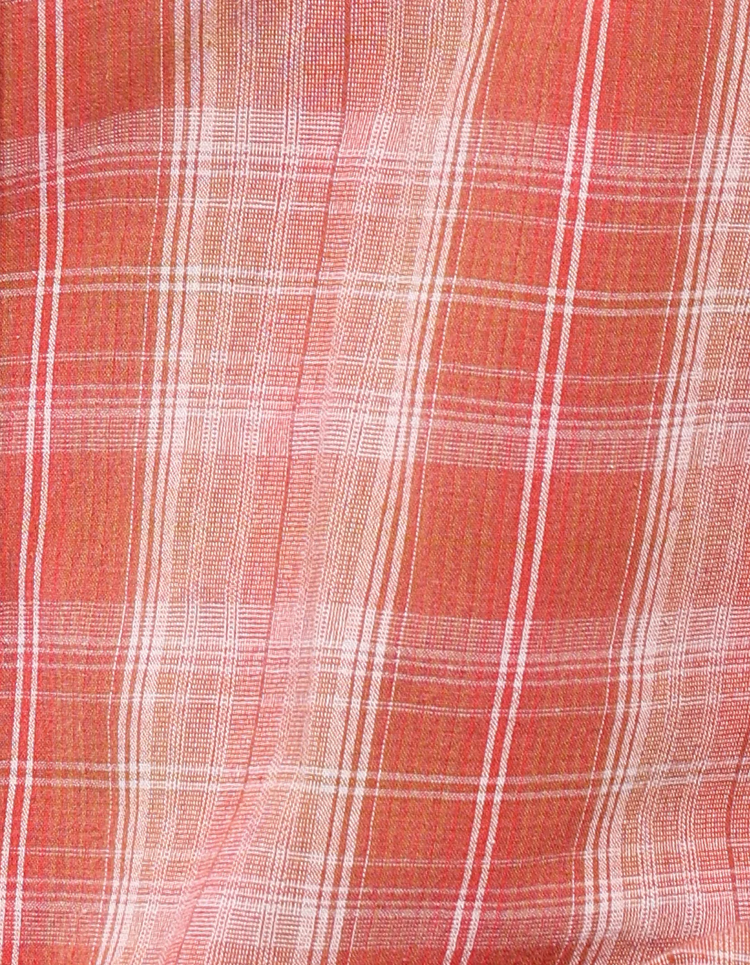 Orange Full Sleeve Check Shirt - Image 7