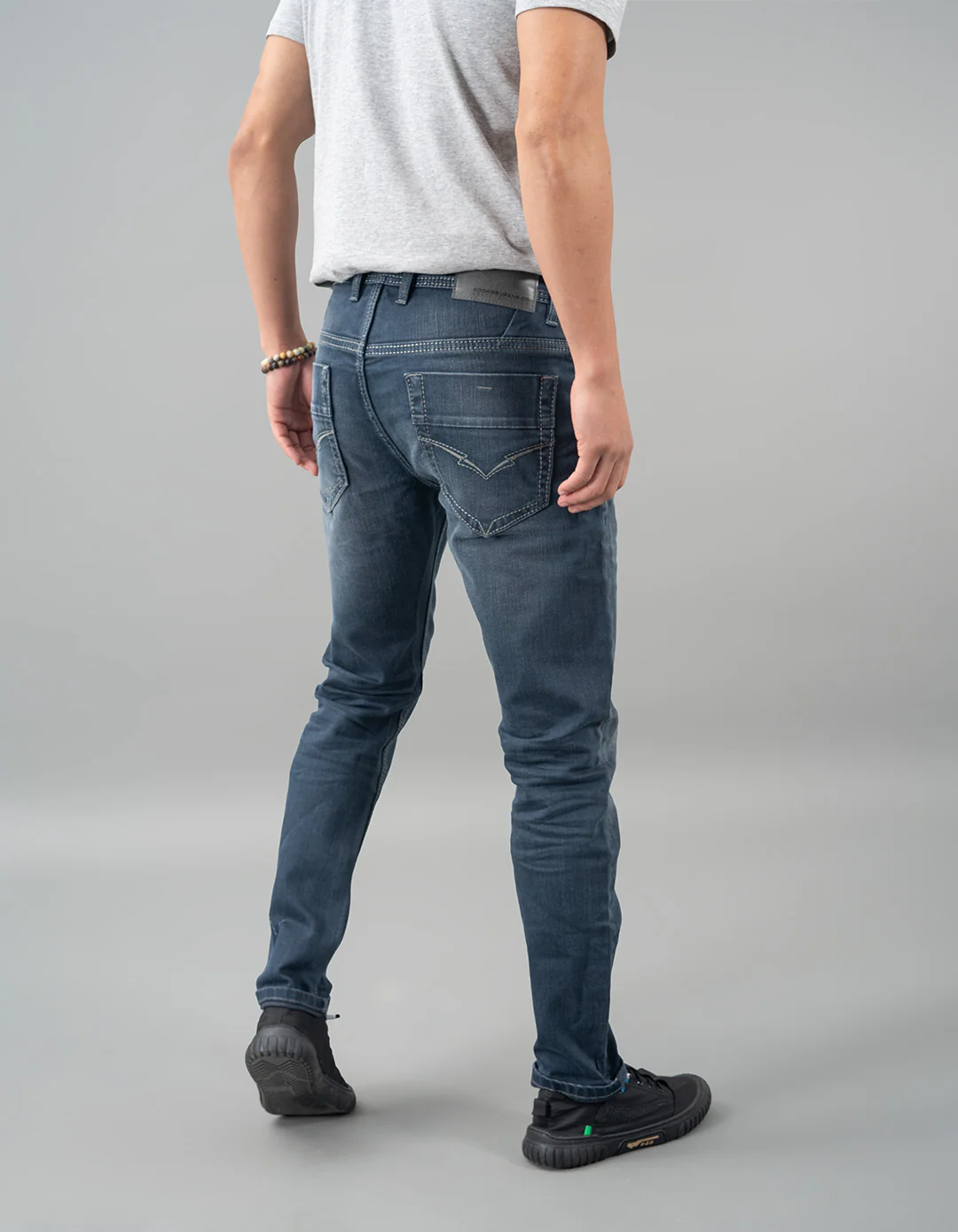 Petrol Low-Rise Ankle Length Jeans - Image 5