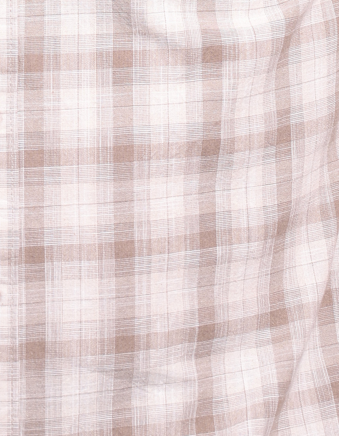 Sand Full Sleeve Check Shirt - Image 7