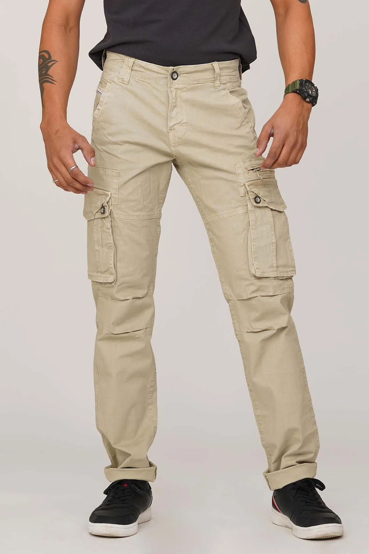 Stone Regular Fit Cargo Pant