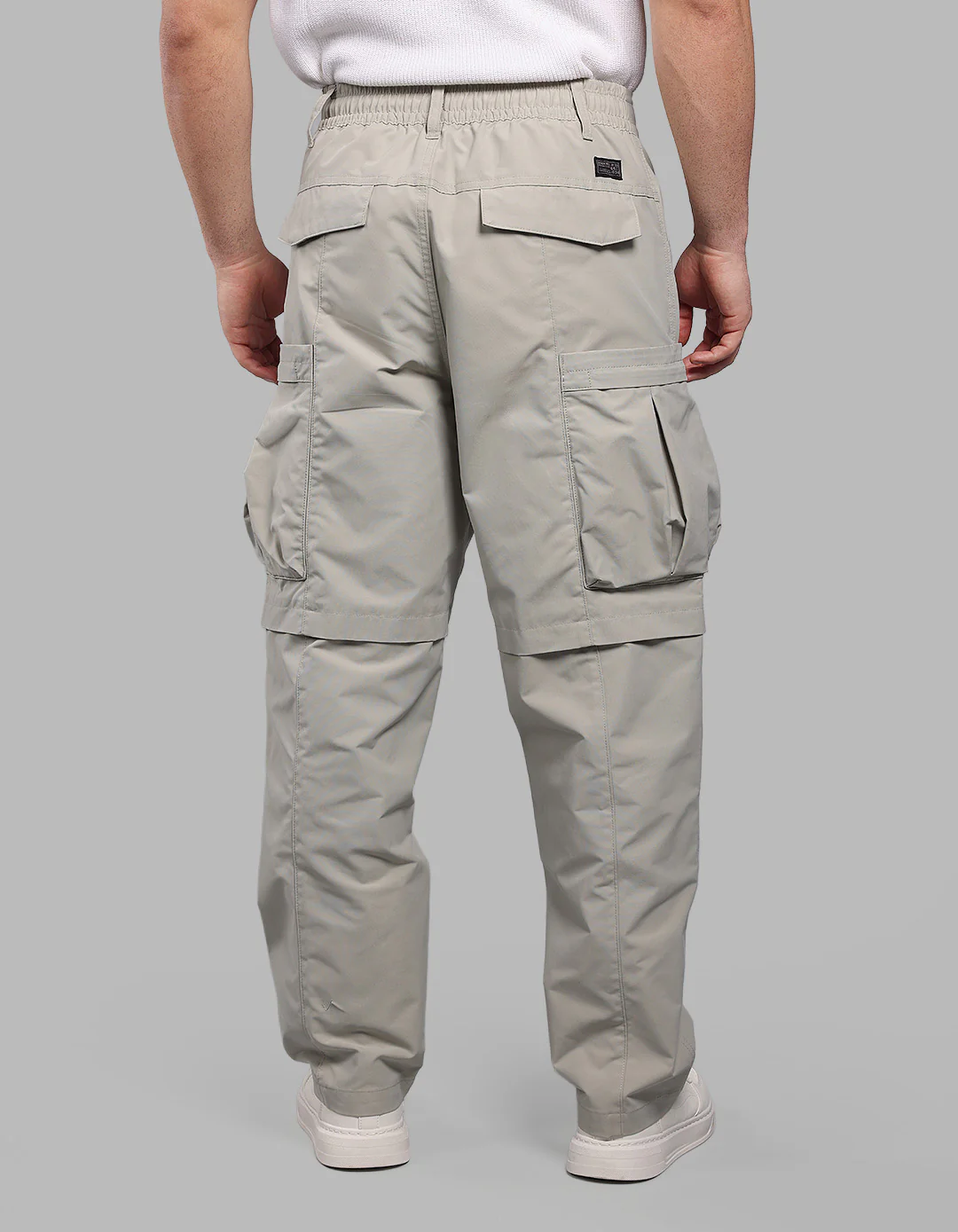 Stone Balloon Fit Cargo Pants - Image 6