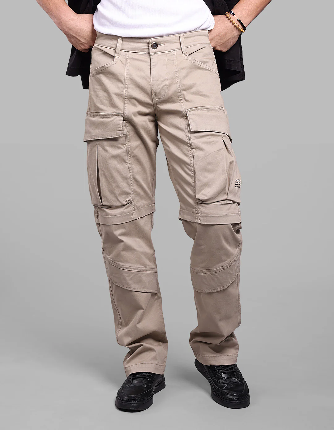 Stone Comfort Straight Fit Stretch Cargo Pants