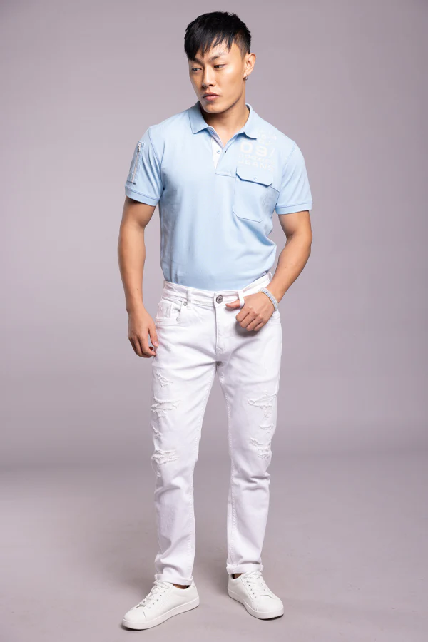White Low-Rise Ankle Length Jeans - Image 2