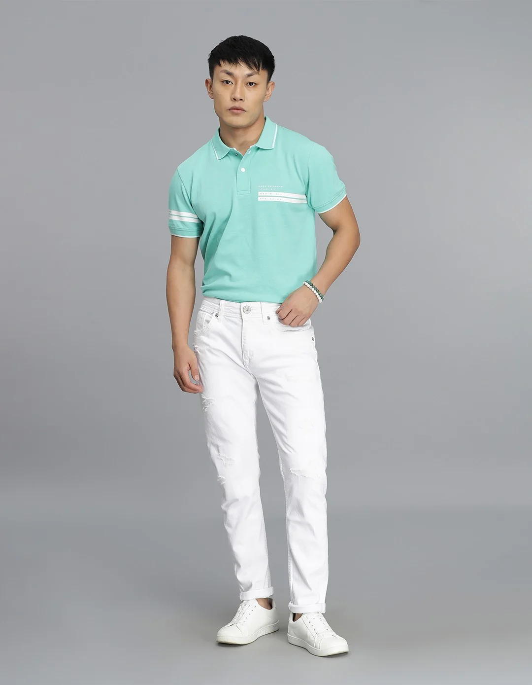 White Low-Rise Ankle Length jeans - Image 2