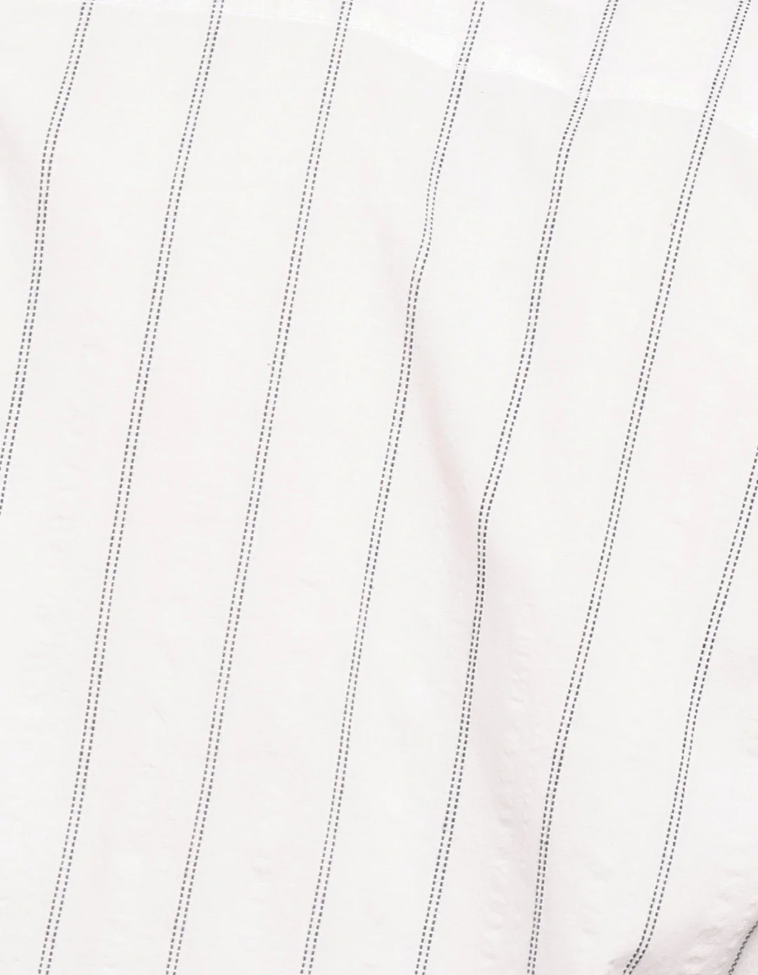 White Black Full Sleeve Stripe Shirt - Image 8
