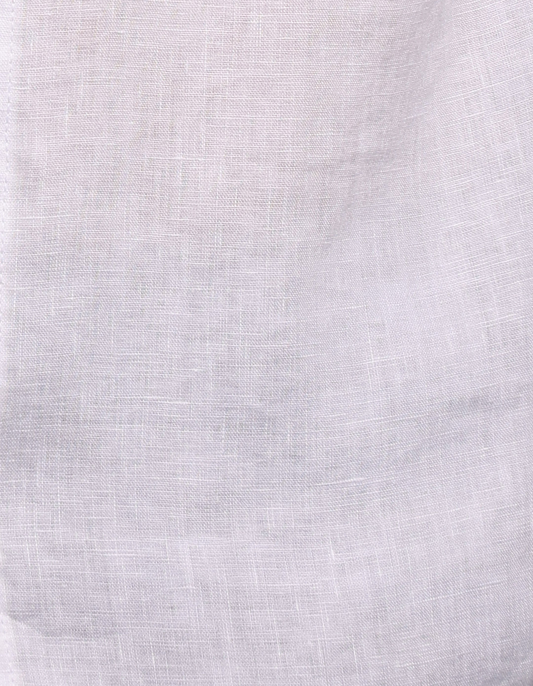 White Full Sleeve 100% Linen Shirt - Image 7