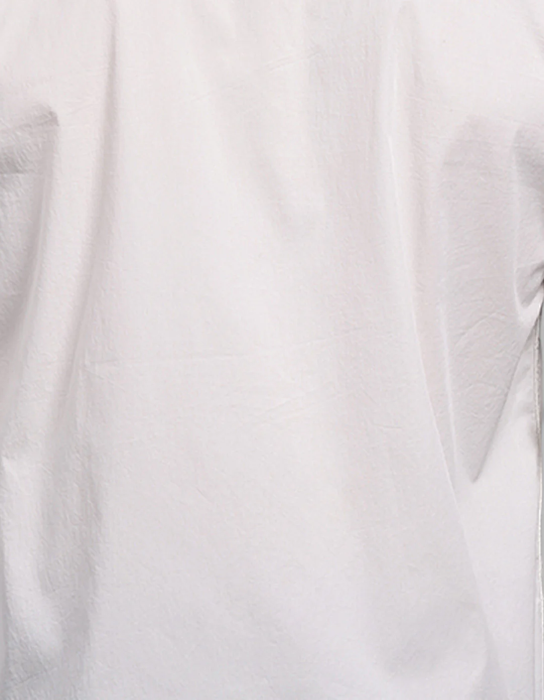 White Full Sleeve Stretch Solid Shirt - Image 8