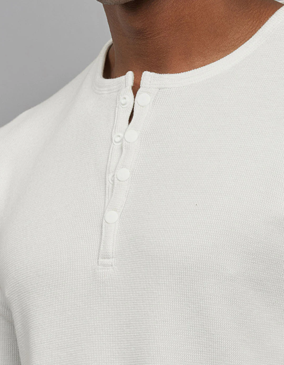 White Full Sleeves Round Neck Tee - Image 6