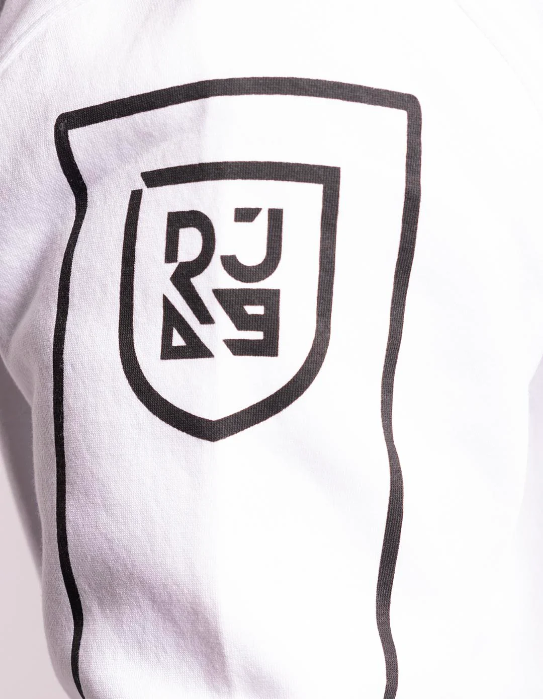 White Full Sleeves Zipper Hoodie - Image 6