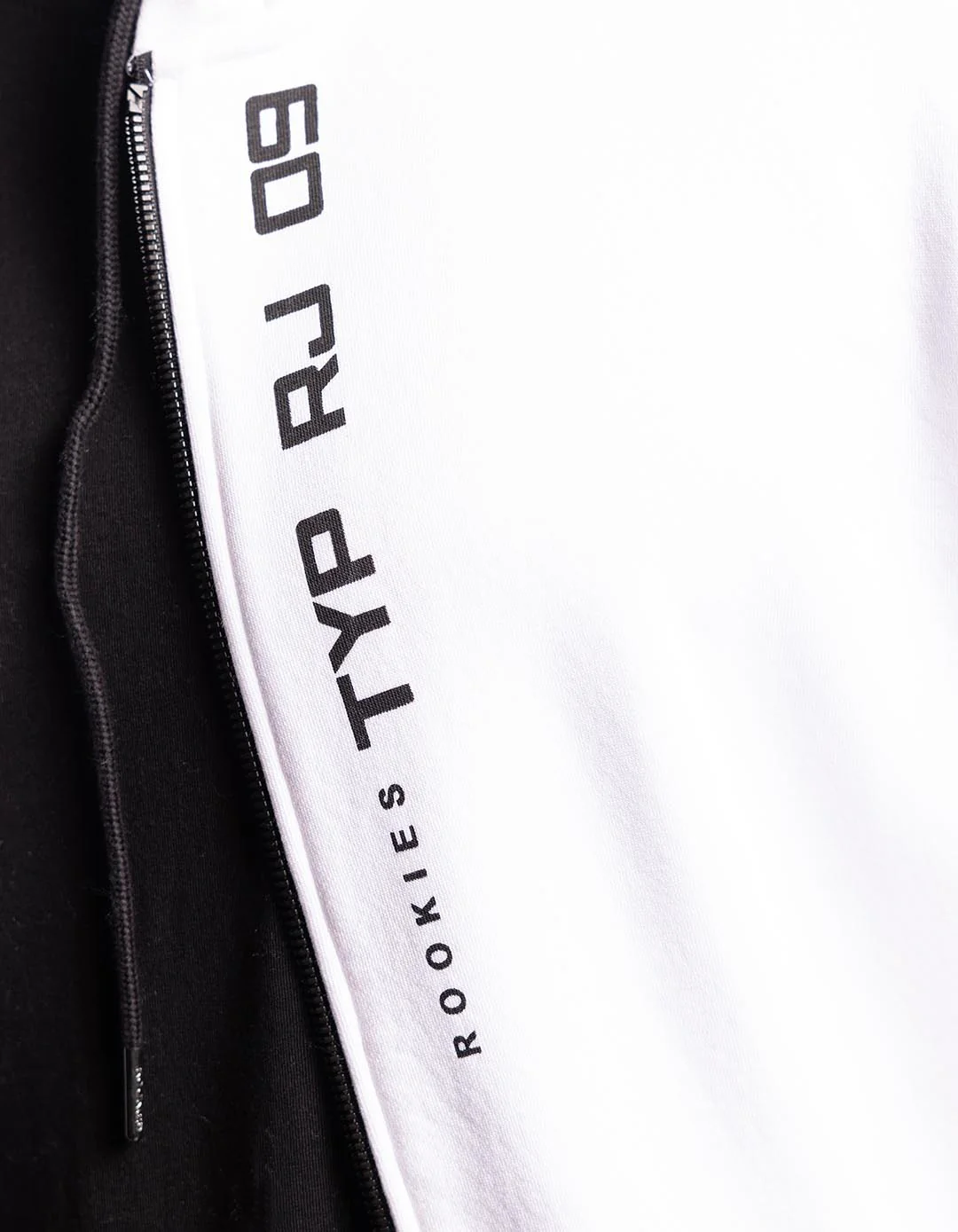 White Full Sleeves Zipper Hoodie - Image 8