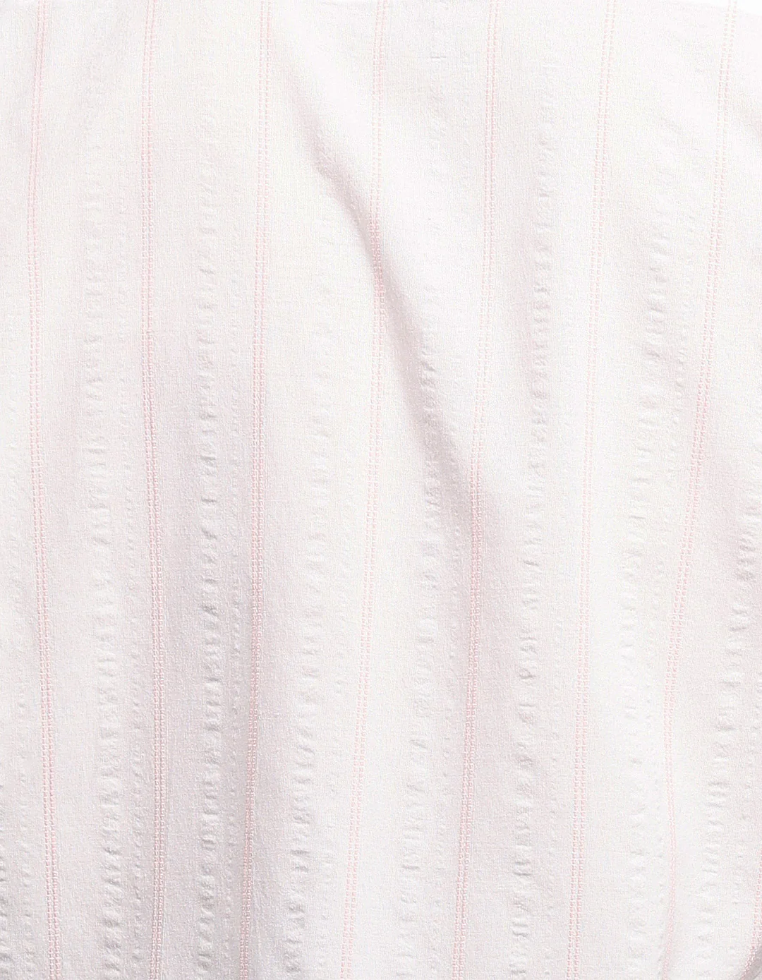 White Pink Full Sleeve Stripe Shirt - Image 7