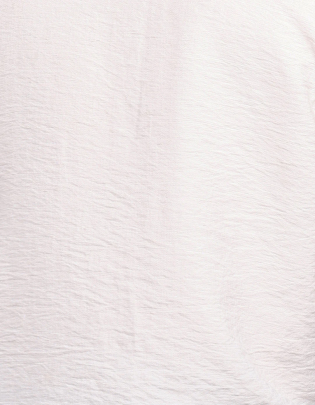 White Relax Slim Fit Textured Short Kurta - Image 7